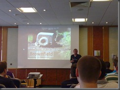 Stefan Lieser bei der TypeMock-Session: Ich liebe dieses Bild zu Brownfield :-)